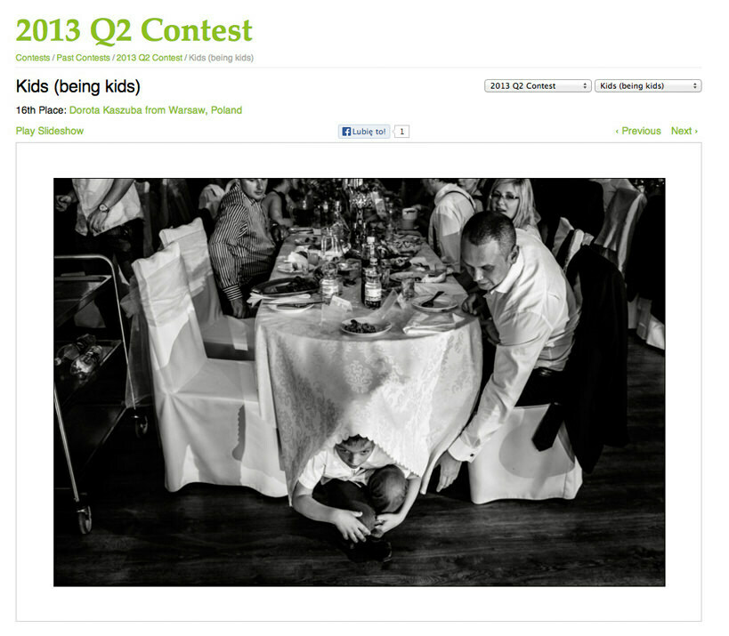 Nagroda w międzynarodowym branżowym konkursie fotografii ślubnej – WPJA Q2 2013 8