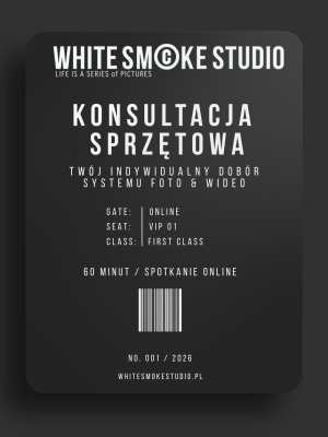 Konsultacja sprzętowa dla fotografów WhiteSmoke Studio