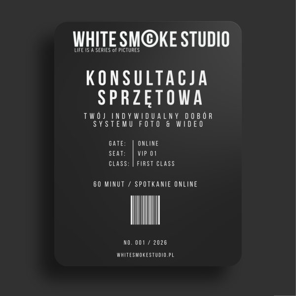Konsultacja sprzętowa dla fotografów WhiteSmoke Studio Konsultacja sprzętowa dla fotografów WhiteSmoke Studio