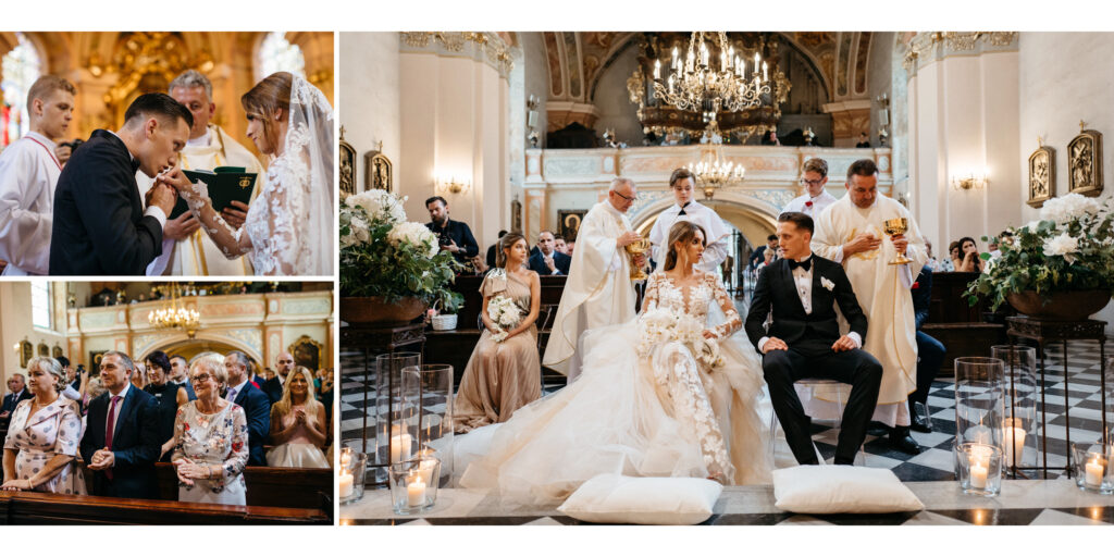 Reporterska fotografia ślubna - WhiteSmoke Studio 60 Album Fine Art: Ceremonia i wyjście pary młodej